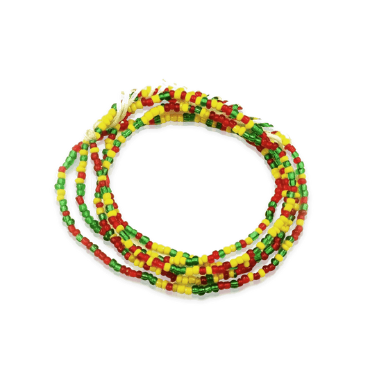 Authentic African Waist Beads — HueVine body jewelry product photograph